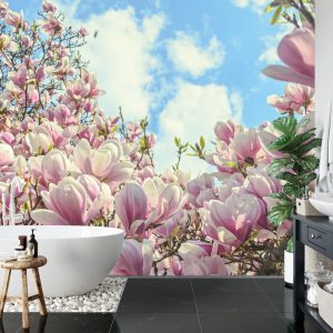 Papier Peint Magnolia À Fleurs Colorées – Image 5
