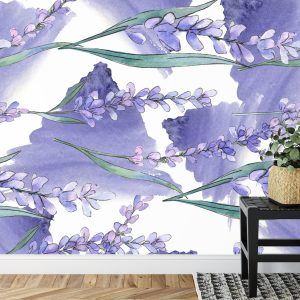 Papier Peint Paysage Champ Lavande – Image 7