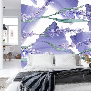 Papier Peint Paysage Champ Lavande – Image 8