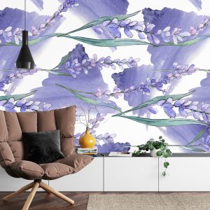 Papier Peint Paysage Champ Lavande – Image 4