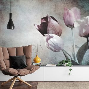 Papier Peint Tulipes Vintage – Image 4