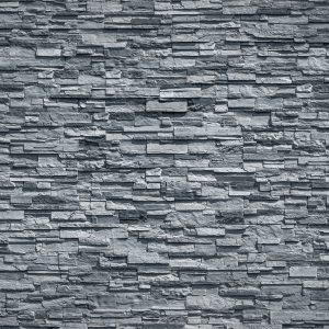 Papier Peint Pierre Ardoise Dans Nuances De Gris – Image 1