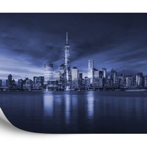 Papier Peint New York City Sunrise En Bleu – Image 2