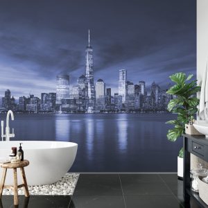 Papier Peint New York City Sunrise En Bleu – Image 5