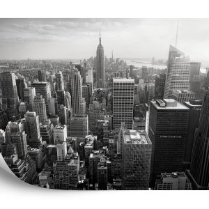 Papier Peint Empire State View En Noir Et Blanc – Image 2