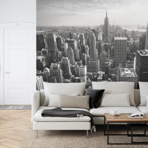 Papier Peint Empire State View En Noir Et Blanc – Image 6