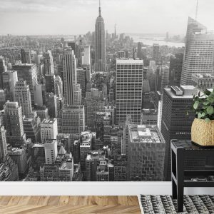Papier Peint Empire State View En Noir Et Blanc – Image 7