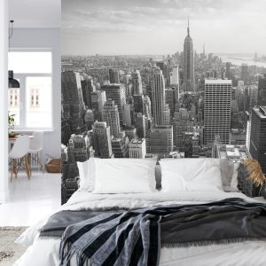 Papier Peint Empire State View En Noir Et Blanc – Image 8