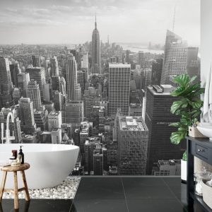 Papier Peint Empire State View En Noir Et Blanc – Image 5