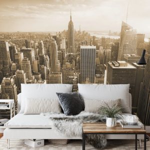 Papier Peint Empire State View En Sépia – Image 3