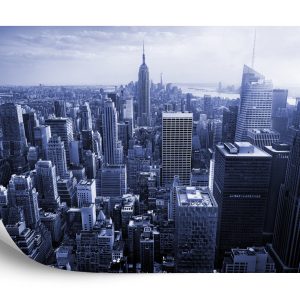 Papier Peint Empire State View En Bleu – Image 2