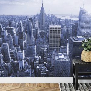 Papier Peint Empire State View En Bleu – Image 7