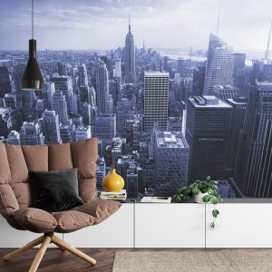 Papier Peint Empire State View En Bleu – Image 4