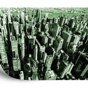 Papier Peint Forêt De Gratte-Ciel En Vert – Image 2