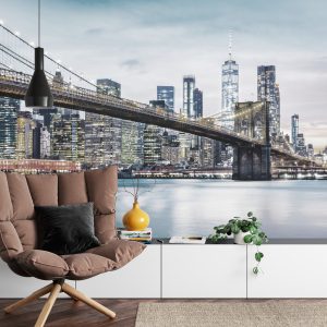 Papier Peint Filtre De Refroidissement Du Pont De Brooklyn À New York – Image 4