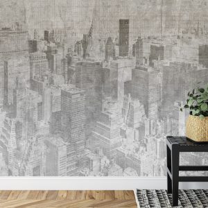 Papier Peint New York City Grunge I Mono – Image 7