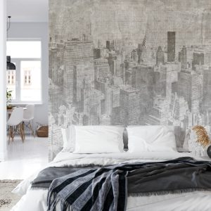 Papier Peint New York City Grunge I Mono – Image 8