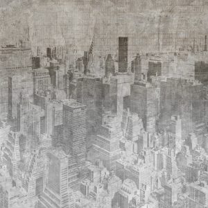 Papier Peint New York City Grunge I Mono – Image 1