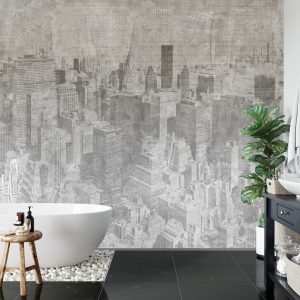 Papier Peint New York City Grunge I Mono – Image 5