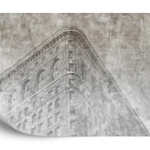 Papier Peint New York City Grunge Ii Mono – Image 2