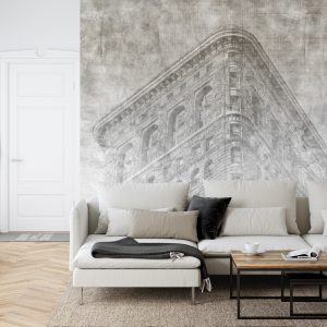 Papier Peint New York City Grunge Ii Mono – Image 6