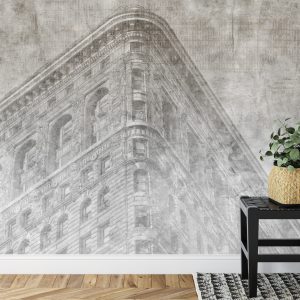 Papier Peint New York City Grunge Ii Mono – Image 7