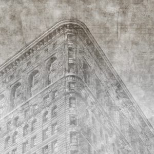 Papier Peint New York City Grunge Ii Mono – Image 1