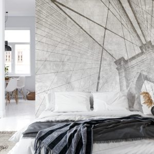 Papier Peint Pont De Brooklyn, Grunge, Mono – Image 8