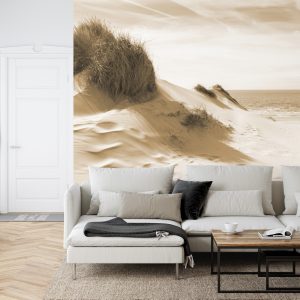 Papier Peint Le Chemin De La Mer Sépia – Image 6