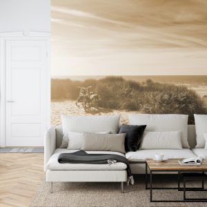 Papier Peint Le Dernier De L'été Soleil Sépia – Image 6