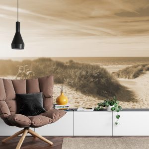 Papier Peint Le Dernier De L'été Soleil Sépia – Image 4