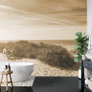 Papier Peint Le Dernier De L'été Soleil Sépia – Image 5