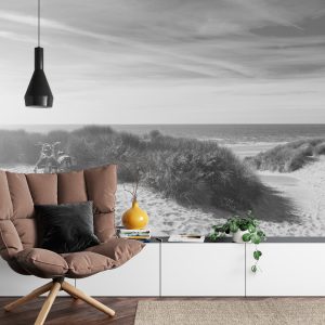 Papier Peint Le Dernier Du Soleil D'été Noir Et Blanc – Image 4