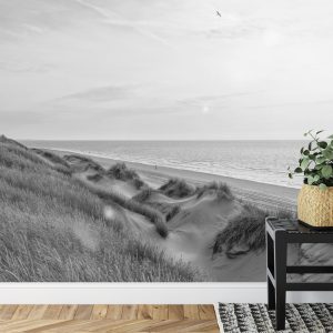 Papier Peint Dune Sunrise Noir & Blanc – Image 7