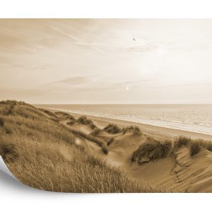 Papier Peint Dune Sunrise Sépia – Image 2