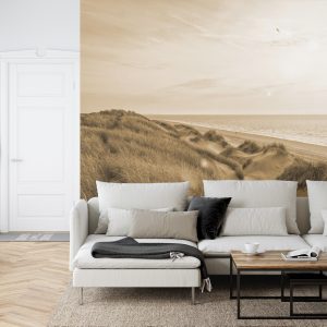 Papier Peint Dune Sunrise Sépia – Image 6