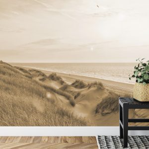 Papier Peint Dune Sunrise Sépia – Image 7