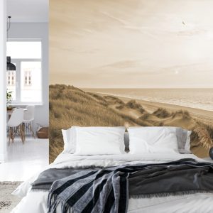 Papier Peint Dune Sunrise Sépia – Image 8