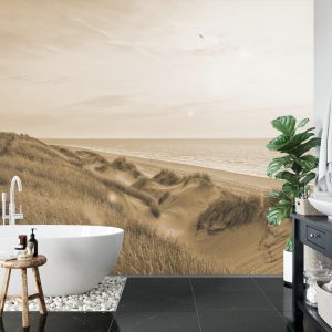 Papier Peint Dune Sunrise Sépia – Image 5