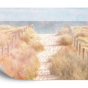 Papier Peint Descendons Au Beach Faded Vintage – Image 2