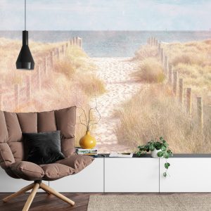 Papier Peint Descendons Au Beach Faded Vintage – Image 4