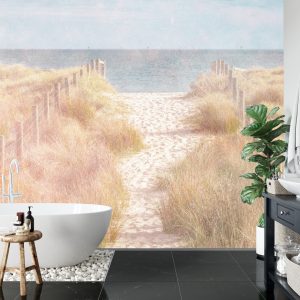 Papier Peint Descendons Au Beach Faded Vintage – Image 5