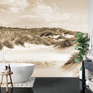 Papier Peint Paradis Des Dunes En Sépia – Image 5