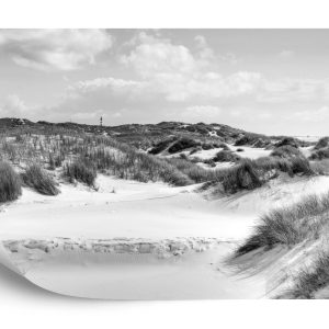 Papier Peint Paradis Des Dunes En Noir Et Blanc – Image 2