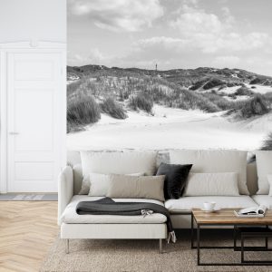 Papier Peint Paradis Des Dunes En Noir Et Blanc – Image 6