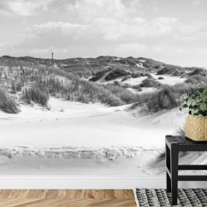 Papier Peint Paradis Des Dunes En Noir Et Blanc – Image 7
