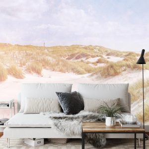 Papier Peint Paradis Des Dunes Faded Vintage – Image 3