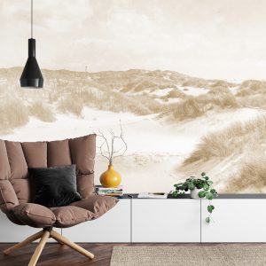 Papier Peint Dune Paradise Faded Vintage En Sépia – Image 4