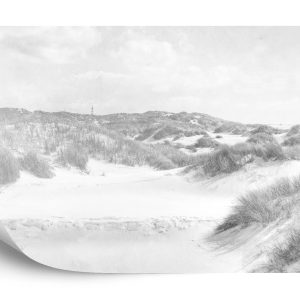 Papier Peint Dune Paradise Faded Vintage En Noir Et Blanc – Image 2