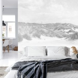 Papier Peint Dune Paradise Faded Vintage En Noir Et Blanc – Image 8